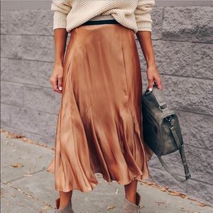 Vici Glam satin skirt worn once